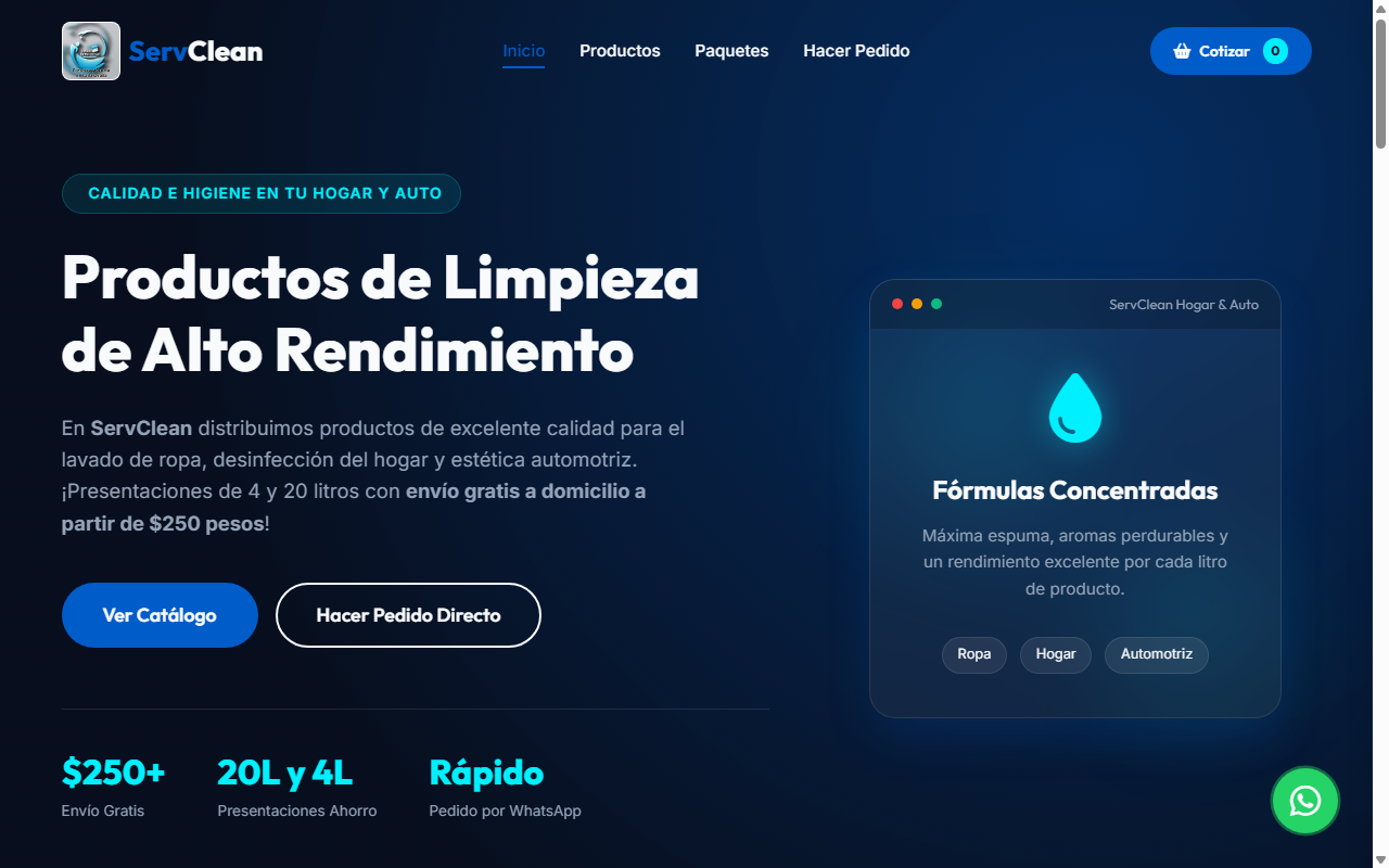 Catálogo ServClean